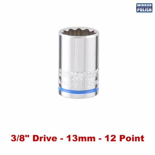 Kincrome K2838 - Socket 3/8" Drive 13mm Mirror Polish
